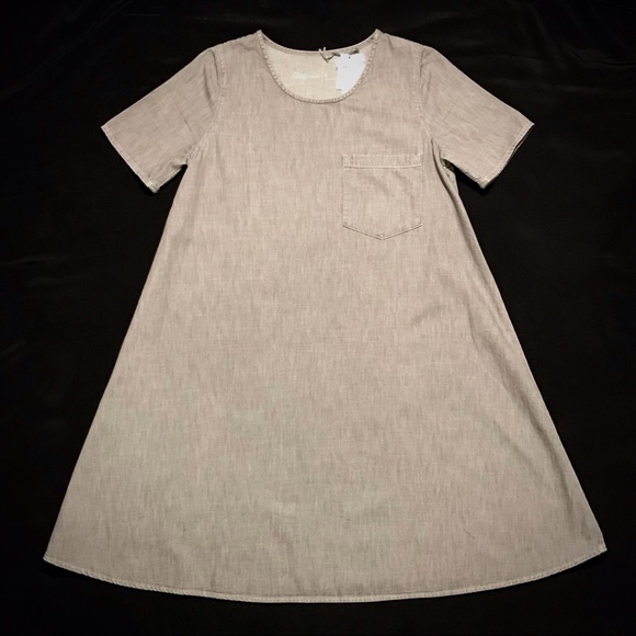 Gap 1969 A-line Gray denim dress - Picture 5 of 8